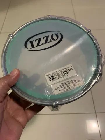 Tamborim Izzo 6 Polegadas Abs Com Pele Leitosa 