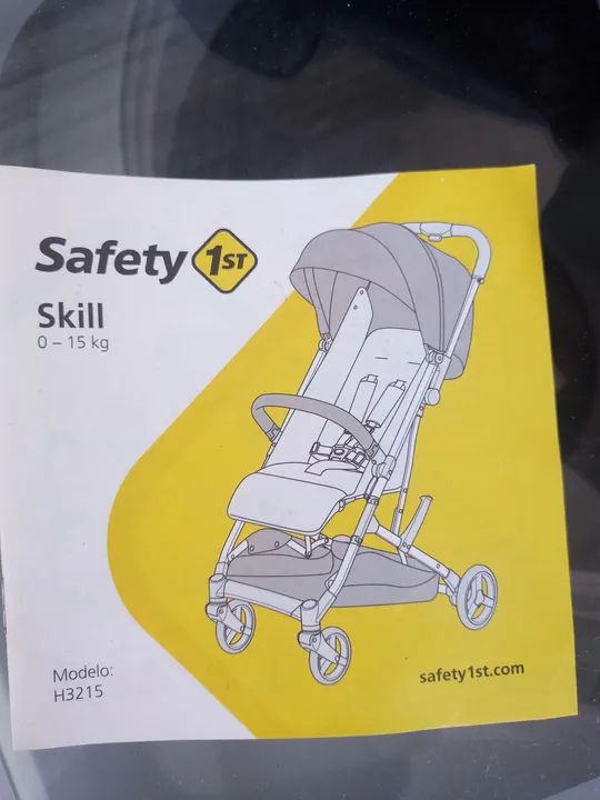 Kit Carrinho de Bebê com Bebê Conforto Safety 1st - Travel System-usado - Foto 6