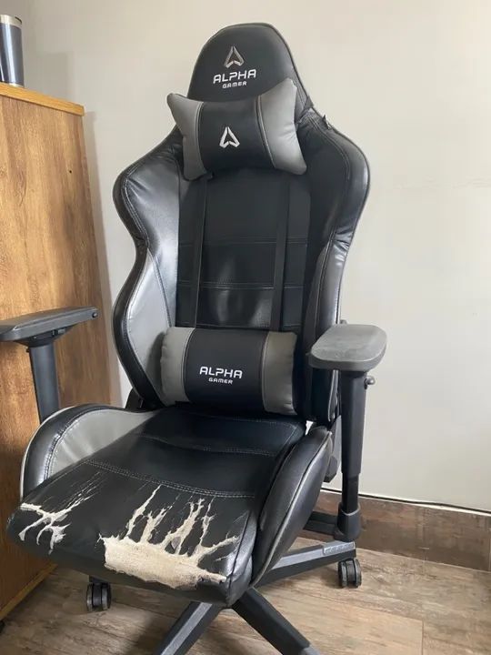 Cadeira Gamer Alpha Gamer Nimbus Usada