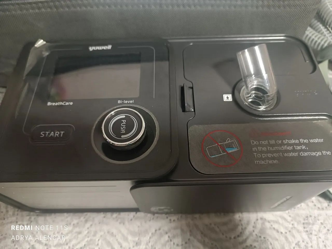 Aparelho de CPAP Yuwell BreathCare Bi-level