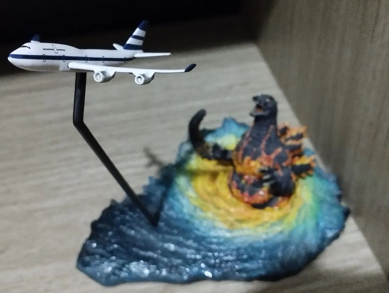 Diorama Burning Godzilla (1995) - Original Bandai - Foto 4