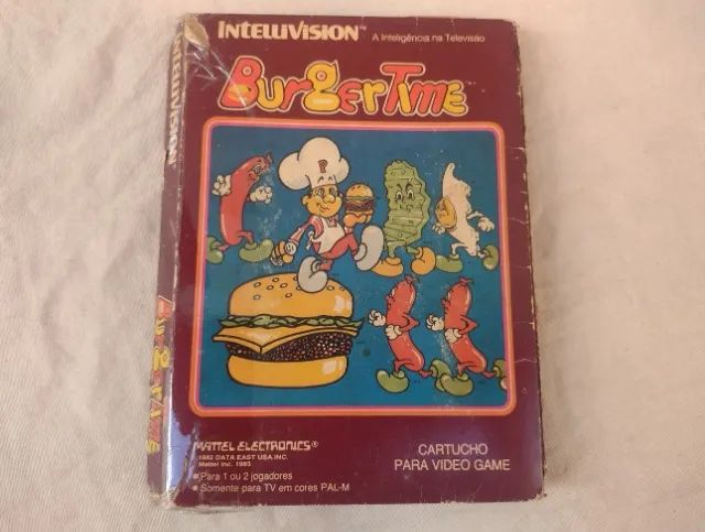 Burgertime Cartucho Original + Caixa E Manual Com Desgastes - Foto 6