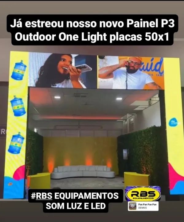 SOM LUZ PAINÉL DE LED PALCOS  ESTRUTURAS  - Foto 5