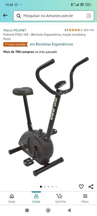 Bicicleta Ergométrica POLIMET - Foto 2