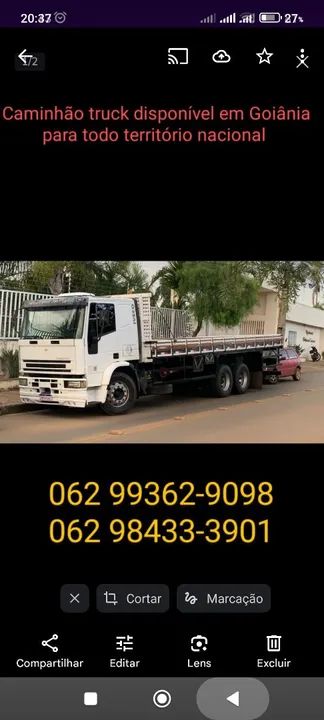 Fretes frete com caminhão truck carroceria aberta