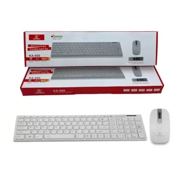 Kit teclado + mouse sem fio - Foto 2