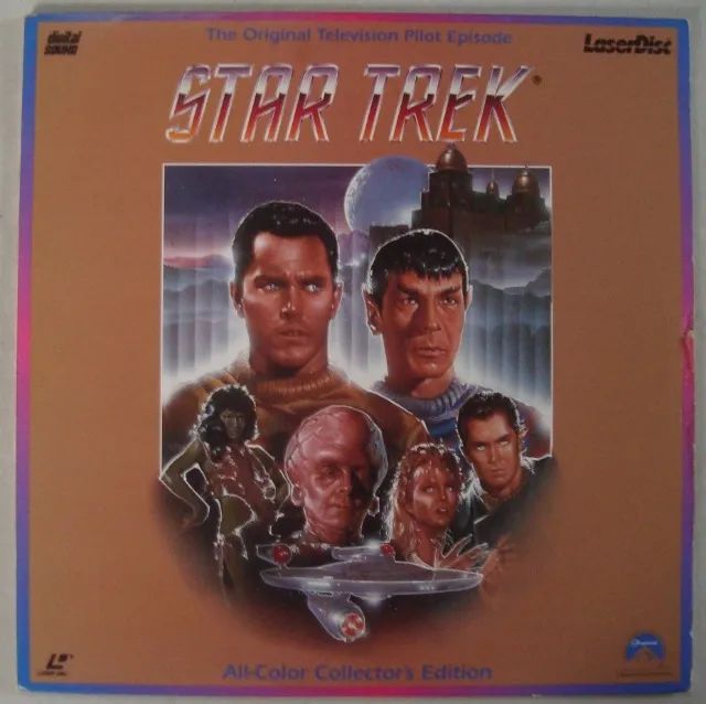 Ld Laser Disc Star Trek 1991 Episodio Piloto da série de tv, Importado Usa