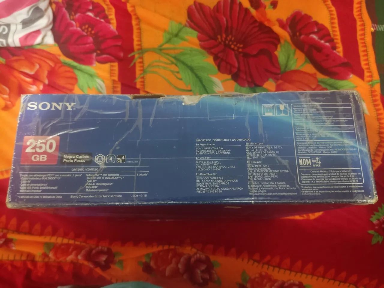 caixa de playstation 3 super slim adesivada com fita acrílica - Foto 3