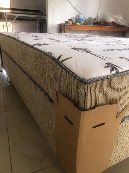 Cama box casal super confortável  - Foto 3