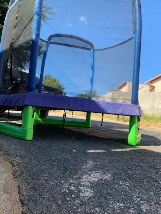 Trampolim pula pula cama elástica  - Foto 2