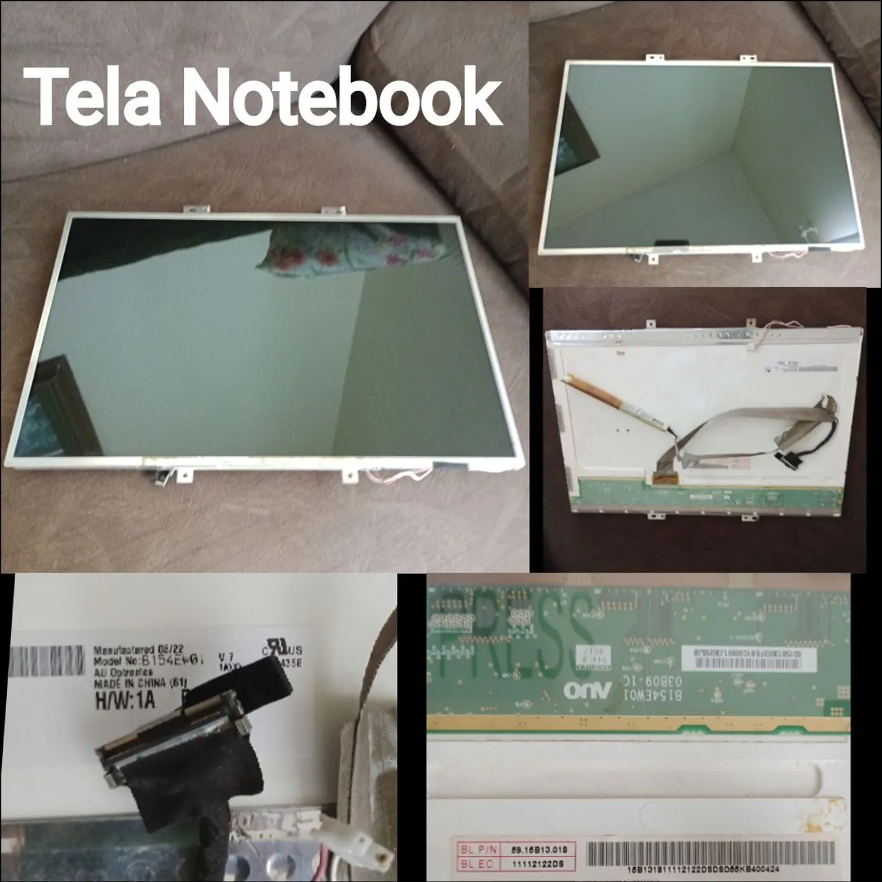 Tela de Notebook 15.4" ( Usado )