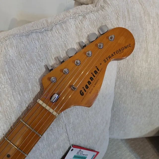 Guitarra Giannini Stratosonic AE08 Raridade (Musicalvo) - Foto 3
