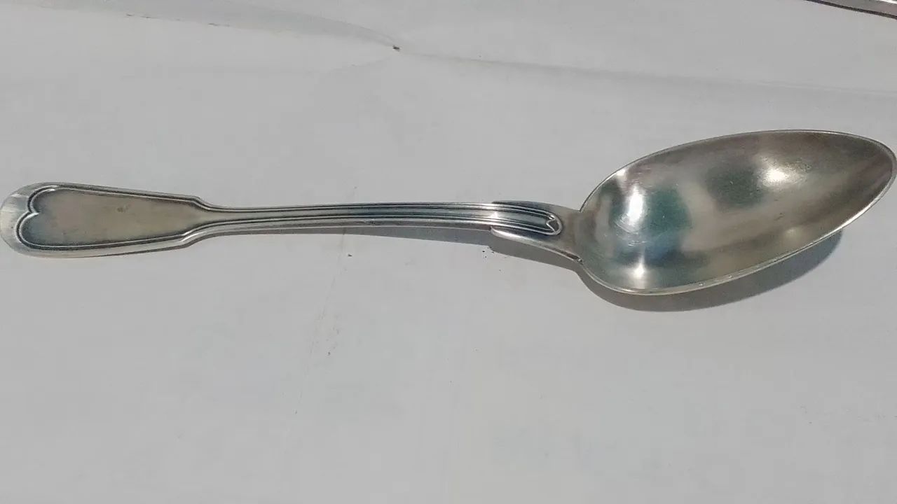 Colher 28 cm de prata antiga Christofle - Foto 2