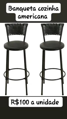 Banqueta cozinha americana R$100 a unidade!!!!