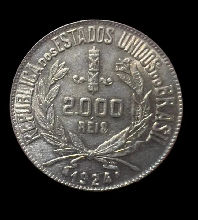2000 Réis 1925 Excelente Estado De Conservação