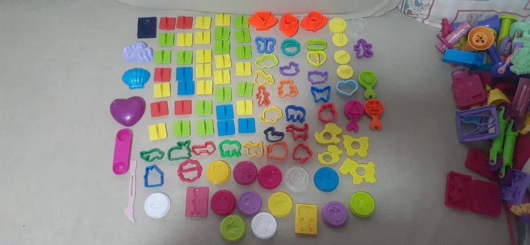 Conjunto de modelar Play Doh, Hello kit, Moldes de alfabeto - Foto 5