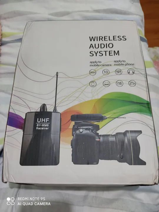 Wireless áudio system micro sem fio BY-WM8