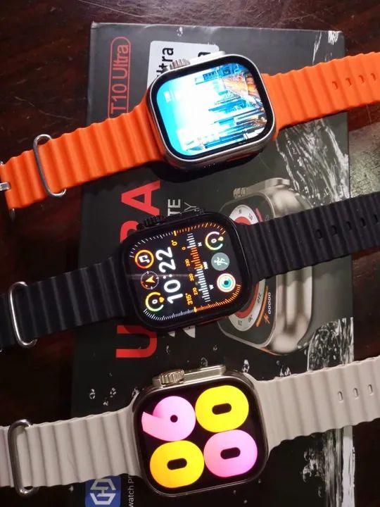 Relógio smartwatch ultra t10 faz e recebe ligação custo benefício  - Foto 2