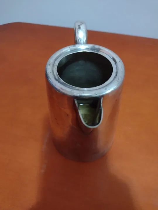 Leiteira em metal prateado fracalanza - Foto 5