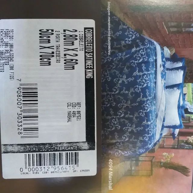 Cobre Leito King Kacyumara Satinee 300 fios Acetinado 100% algodão  - Foto 6