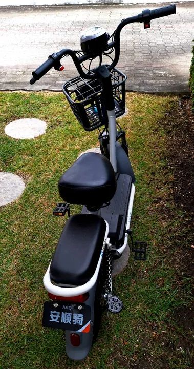 SCOOTER MOTO BIKE ELETRICA 350W - Foto 3