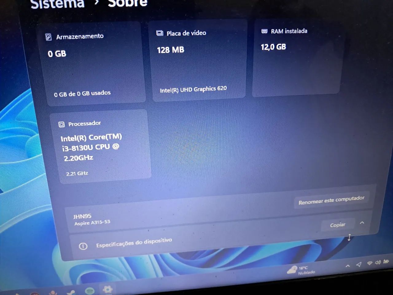 Acer 315-35 Used Notebook64166978695810121