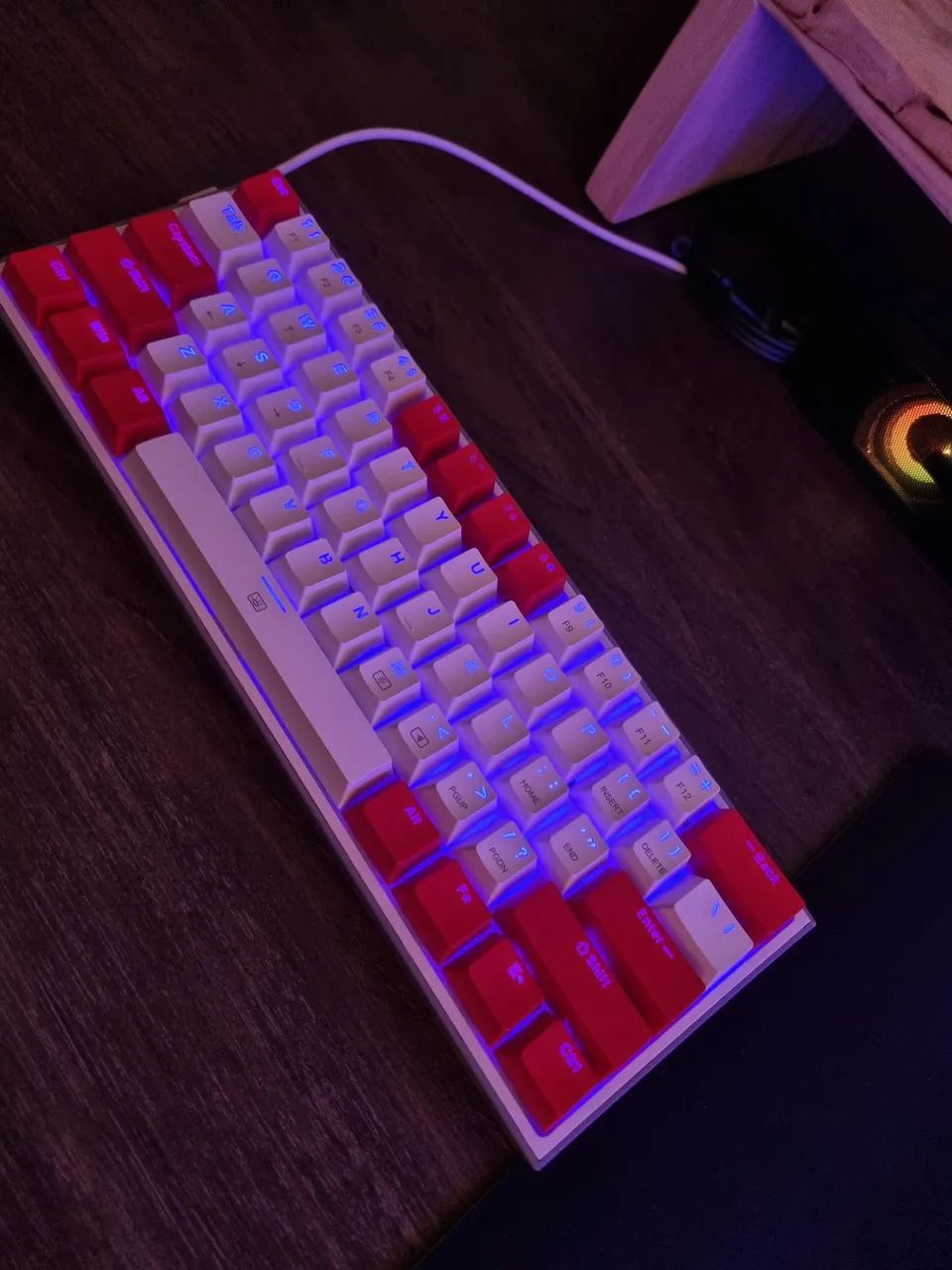 Teclado Mecânico Switch Pink Sakura Custom - Foto 2