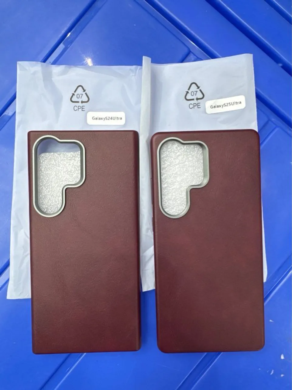 Capa para Samsung Galaxy S24 Ultra - Couro (vinho)