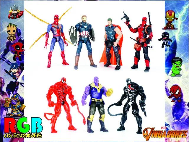 Bonecos Vingadores / Marvel II (Venda Por Unidade) - Foto 4