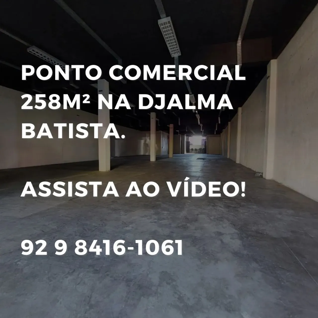 Alugo na Djalma Batista - Ponto comercial - 258 M²