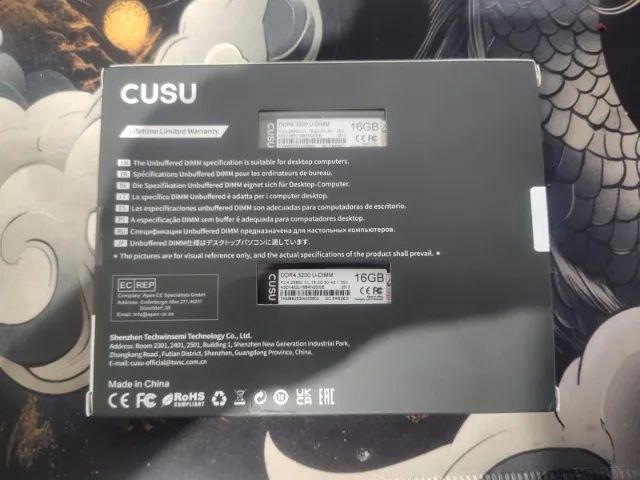 Memória DDR4 Pc 32gb CUSU DH Series (16gb x2) 3200 Mhz, NOVAS - Aceito Cartão / Pix - Foto 3