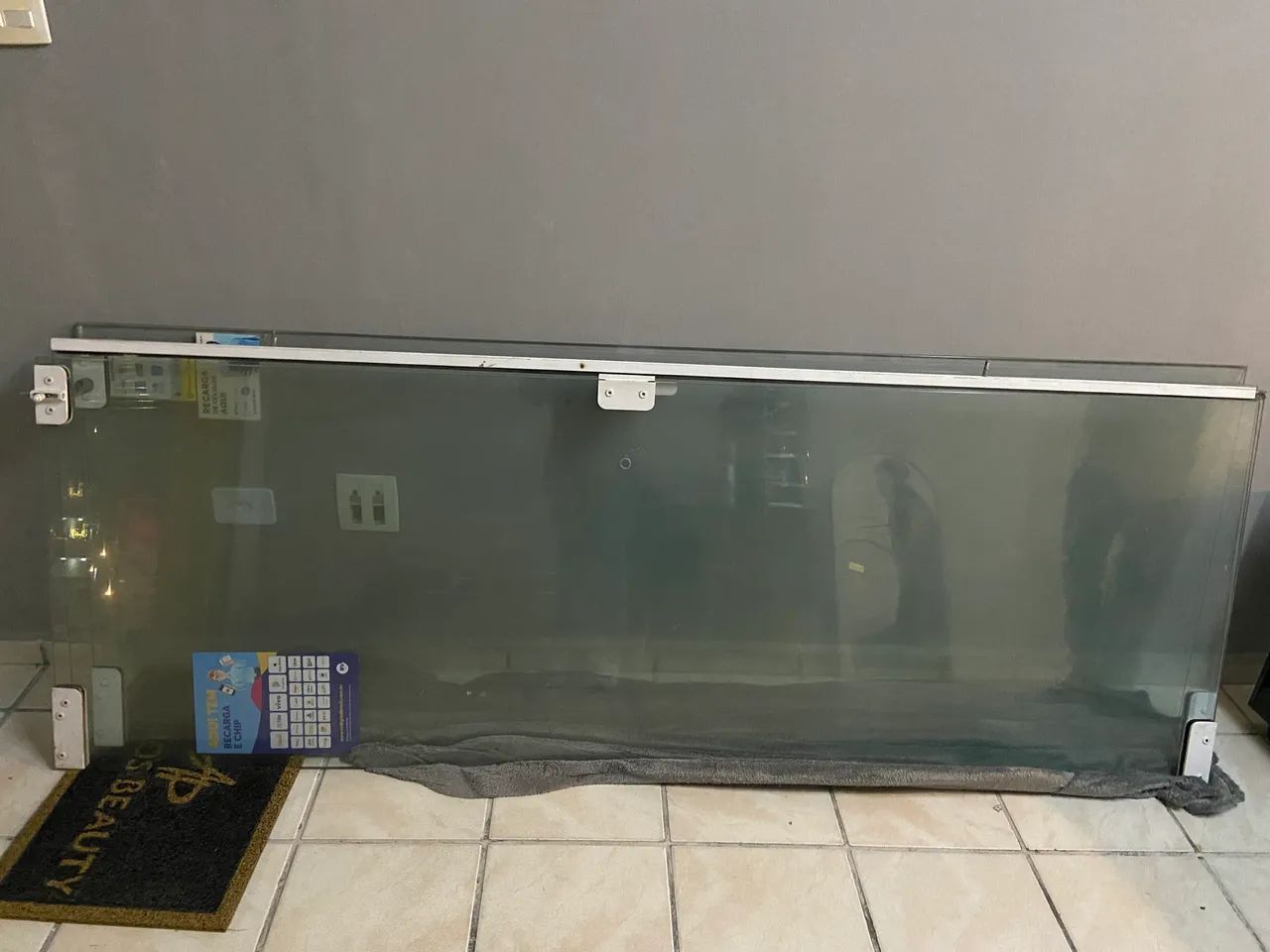 Porta de vidro 4 folhas