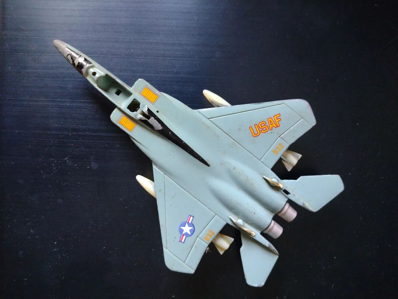 Avião em miniatura anos 80