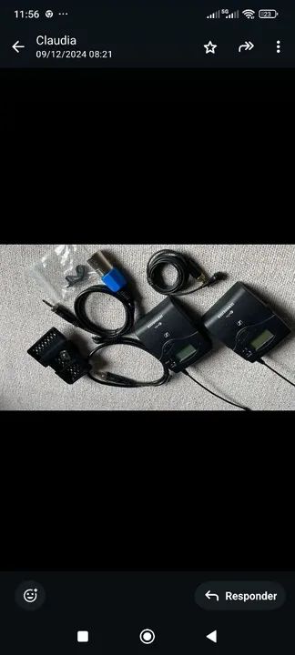 Kit de Microfone Wireless para Gravação de Áudio - Foto 3