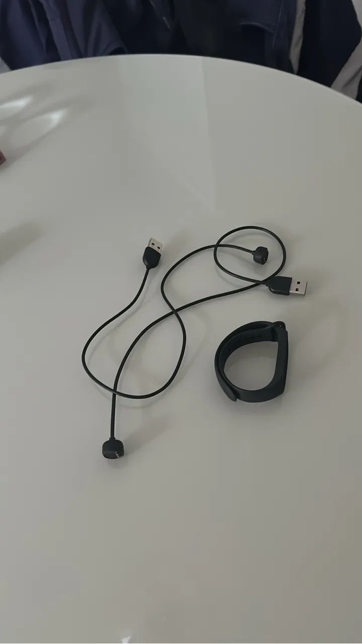 Cabo carregador + pulseira Mi Band 5/6/7 e 8