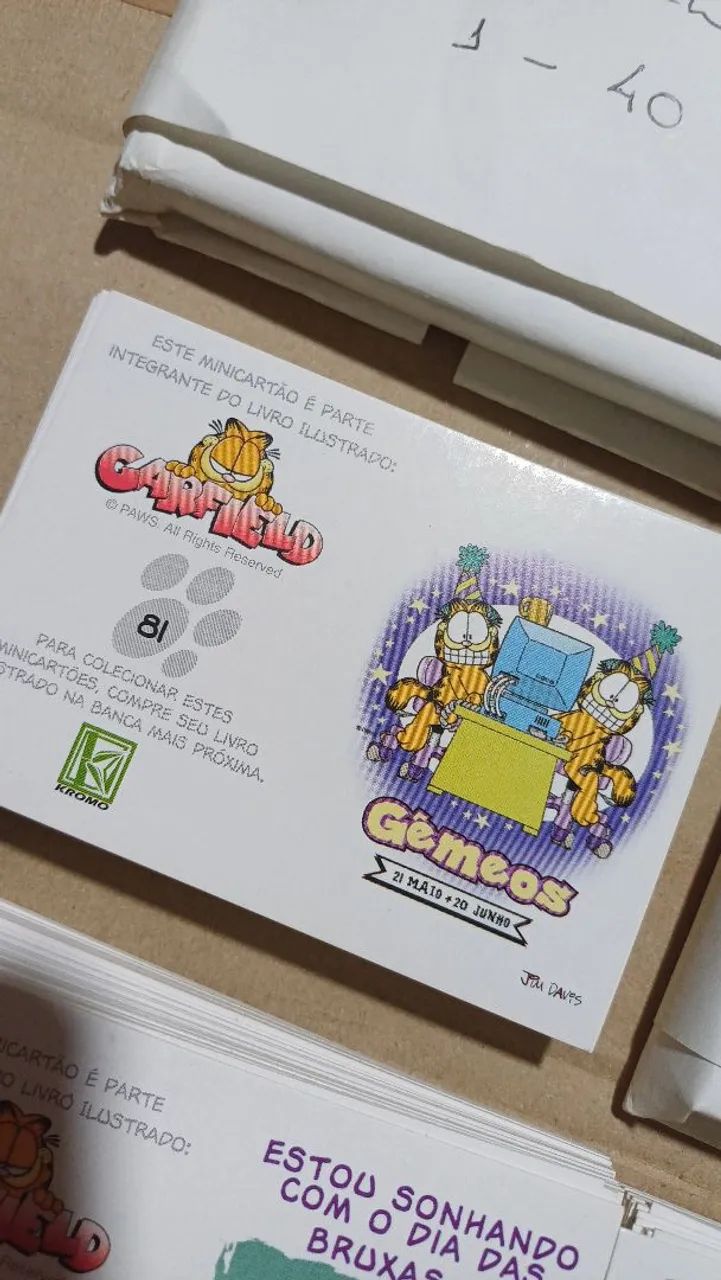 Cards do Garfield - Coleção Completa - Foto 3