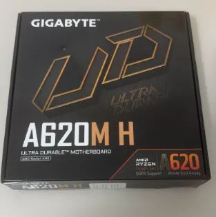 Placa Mãe Gigabyte A620M H, AMD AM5, MATX, DDR5   LACRADA