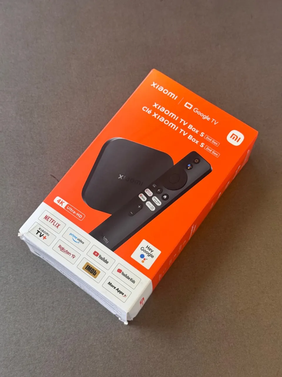 Xiaomi Mi TV Box S 2nd Gen - 4K Ultra HD, NOVO/ Lacrado