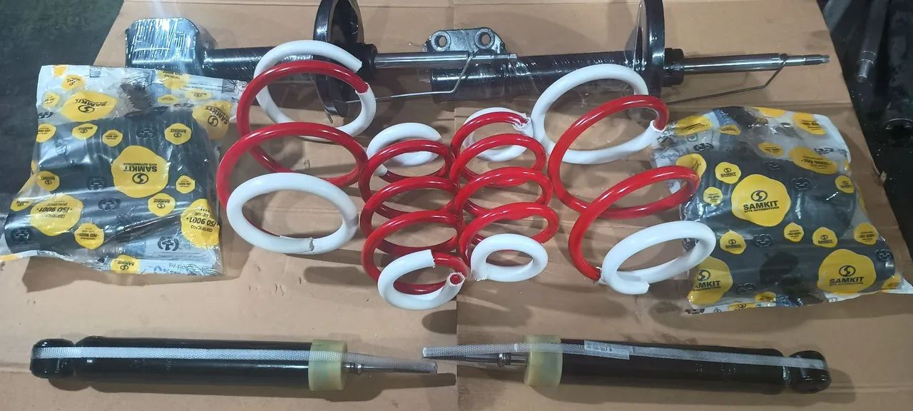 Amortecedor preparados  celta dianteiro traseiro mais kits completo64840794208771120