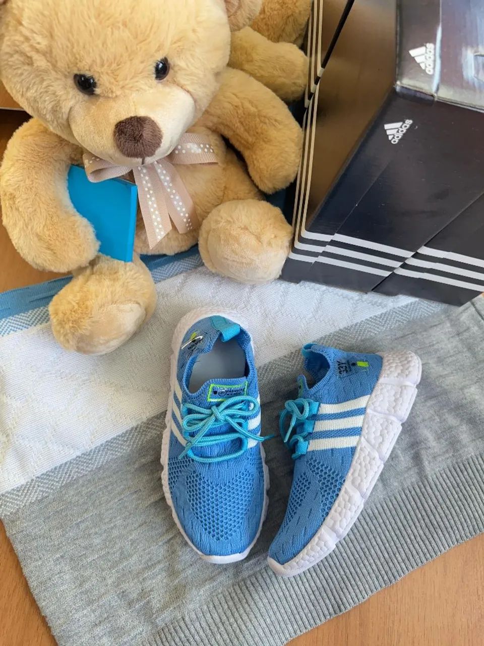 Tênis Adidas Infantil Azul  - Foto 2