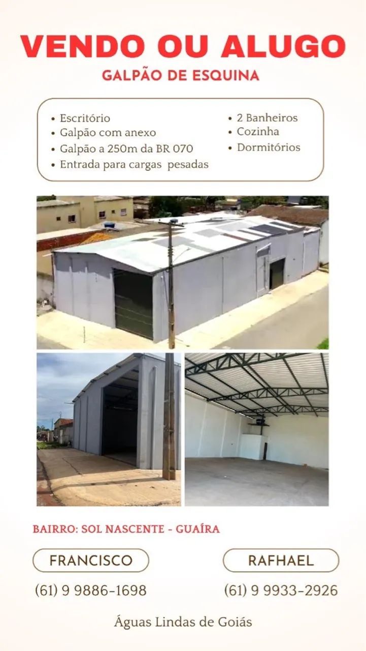 Alugo ou vendo Galpão em Águas Lindas - Foto 9
