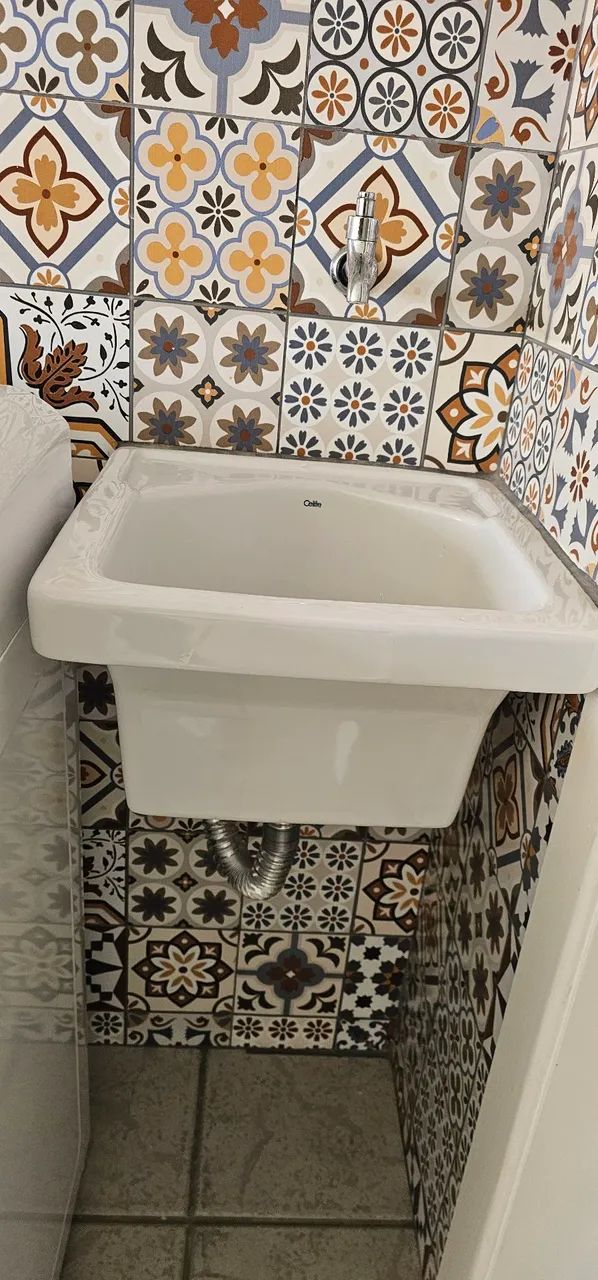 Tanque Celite Branco Brilhante 40 cm   - Foto 4