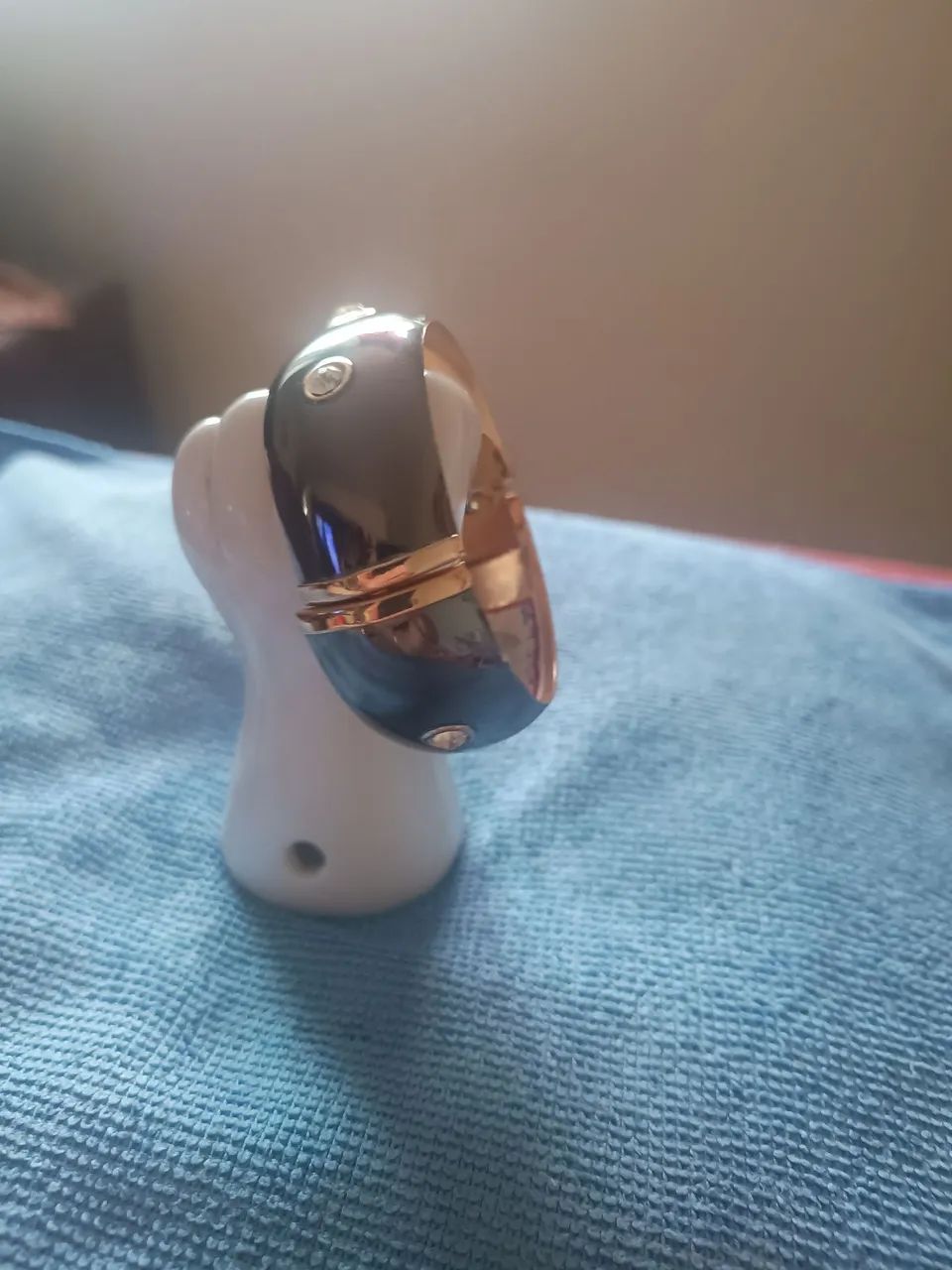 Pulseira Bracelet Em Metal Com Detalhes em Strass  - Foto 5