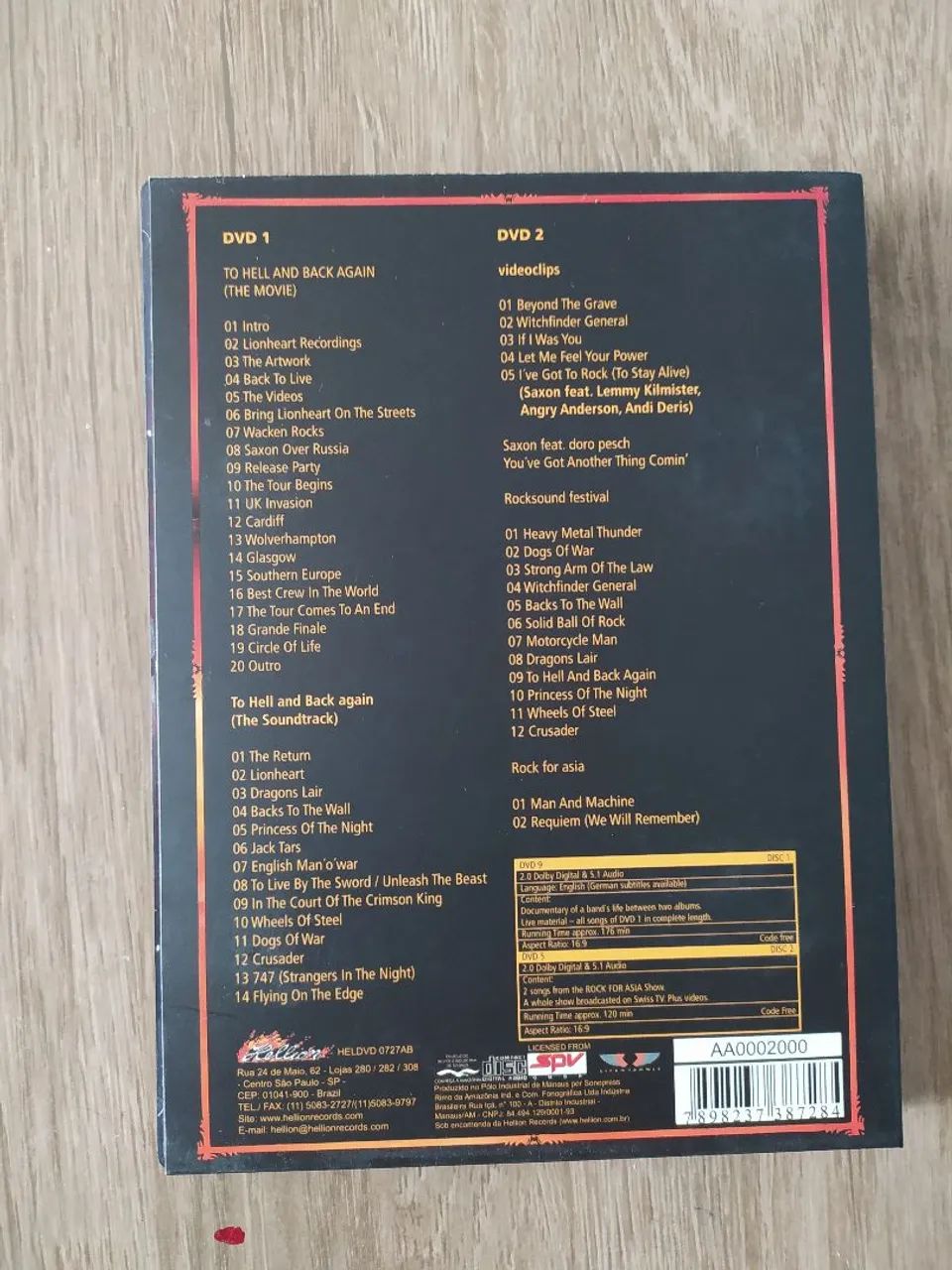 DVD Saxon - To Hell And Back Again - Foto 2