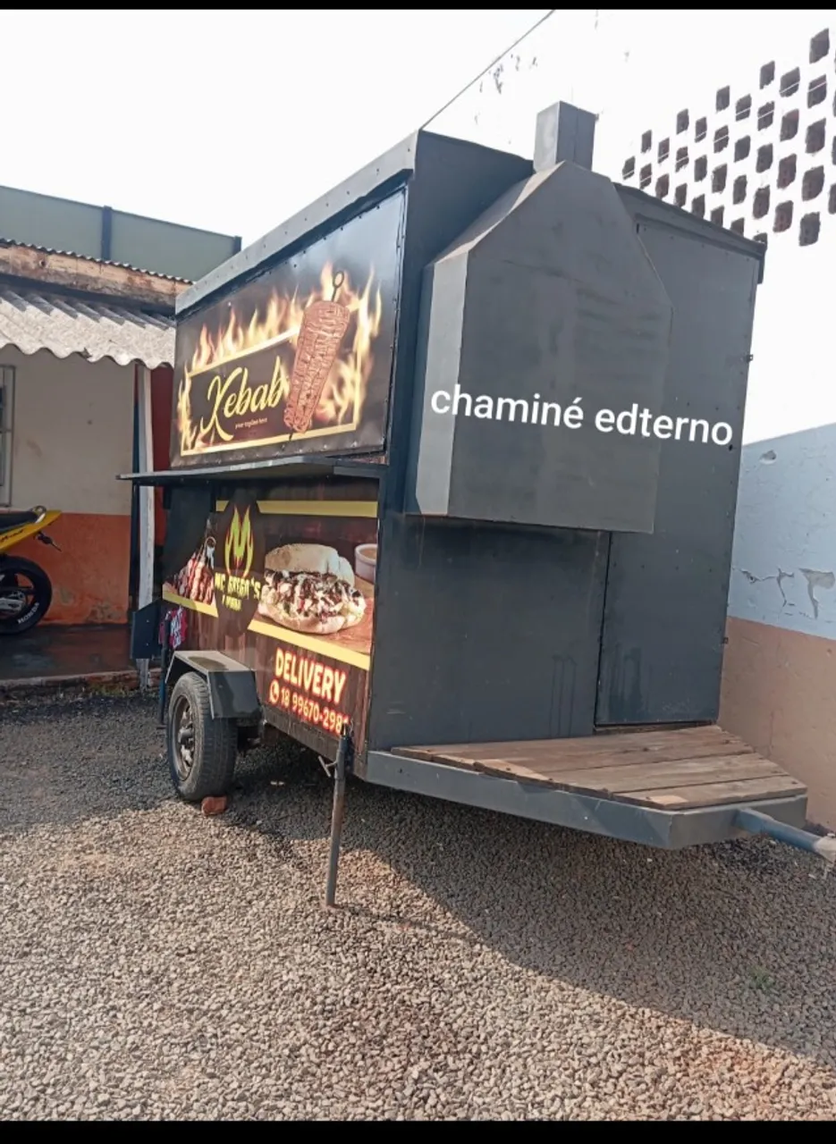Trailer de lanche completo oportunidade de trabalho 