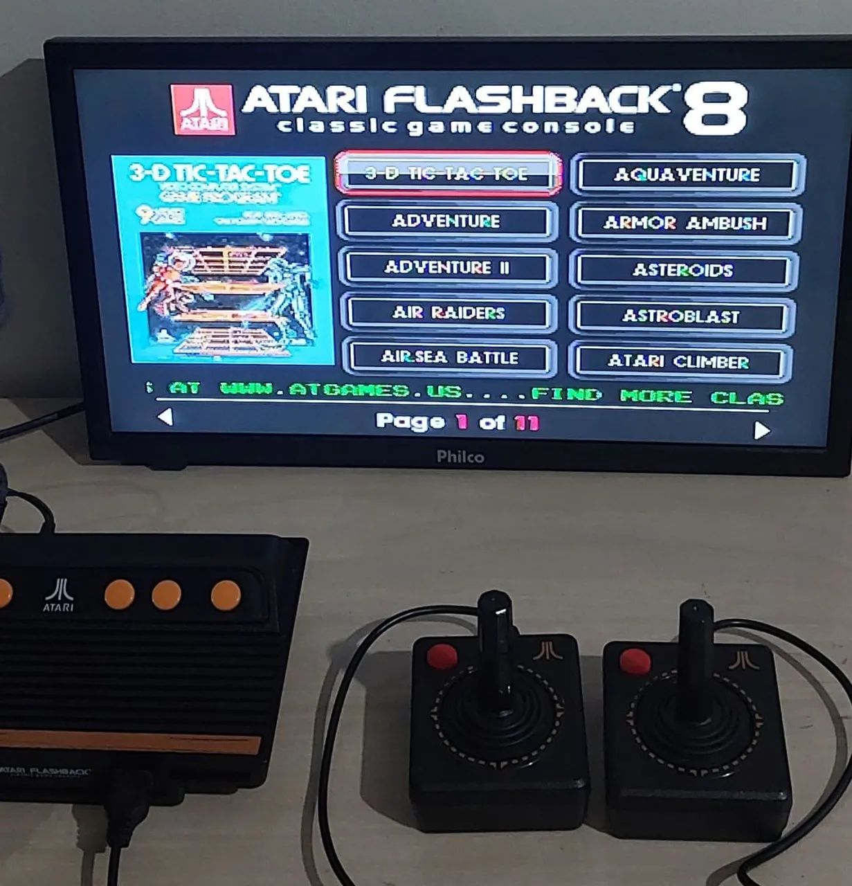 VIDEO GAME ATARI FLASHBACK 8 - 105 jogos - NOVO - Foto 3
