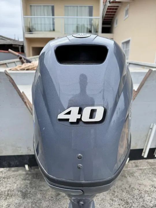 Barco 7m Com Motor 40hp 2019 4T e Carretinha - Foto 10