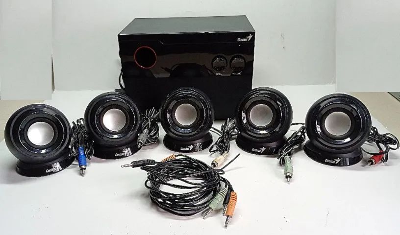 Sistema De Som Surround Genius 5.1 Bass Enhanced Para Pc  - Foto 3