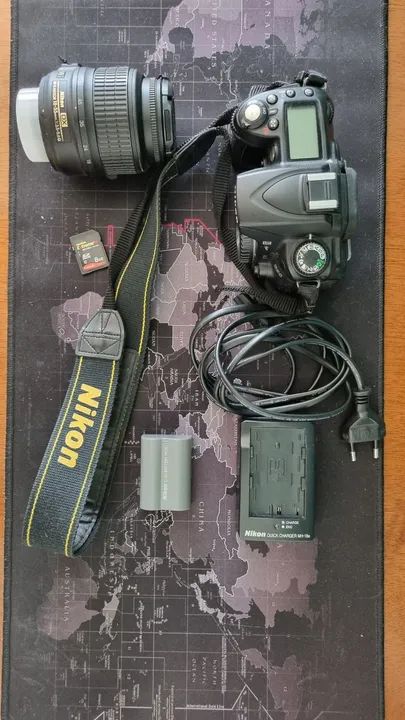 Câmera Nikon D90 com bolsa