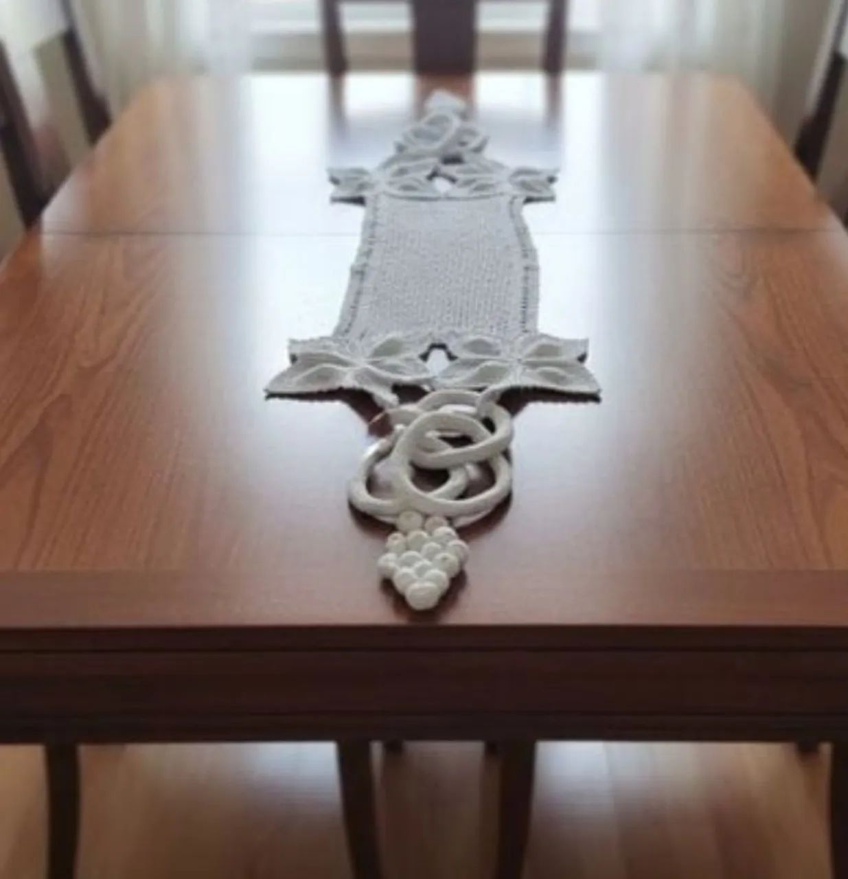 centro de mesa em crochê<br>artesanal, - Foto 3